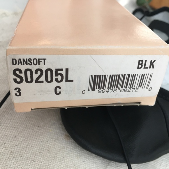 Bloch Ladies Dansoft Black Leather Ballet Shoes Size 3C - S0205L - Picture 4 of 4